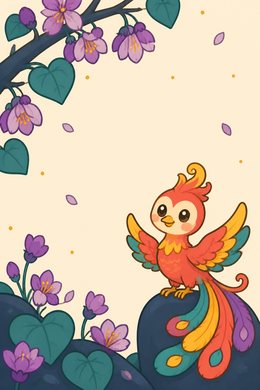 十二月 桐に鳳凰